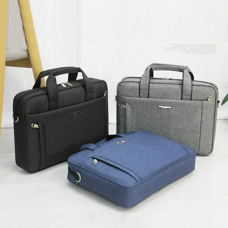 US $32.80 Oyixinger Men Briefcase For 14 156 Inch Laptop Waterproof Oxford Mens Handbag Business Women Single Shoulder Messenger Bag Man
