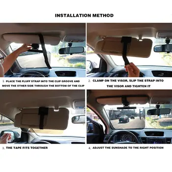 

Large Field Visor Anti-Glare Eyepiece Business Car Goggles Car Shade Sun Visor Shield Extension Extend Driving Window Windshield