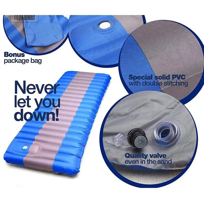 12Cm Air Mattress Tent Camping Inflatable Mattress Air Bed Waterproof Outdoor Camping Mat Ultraligh