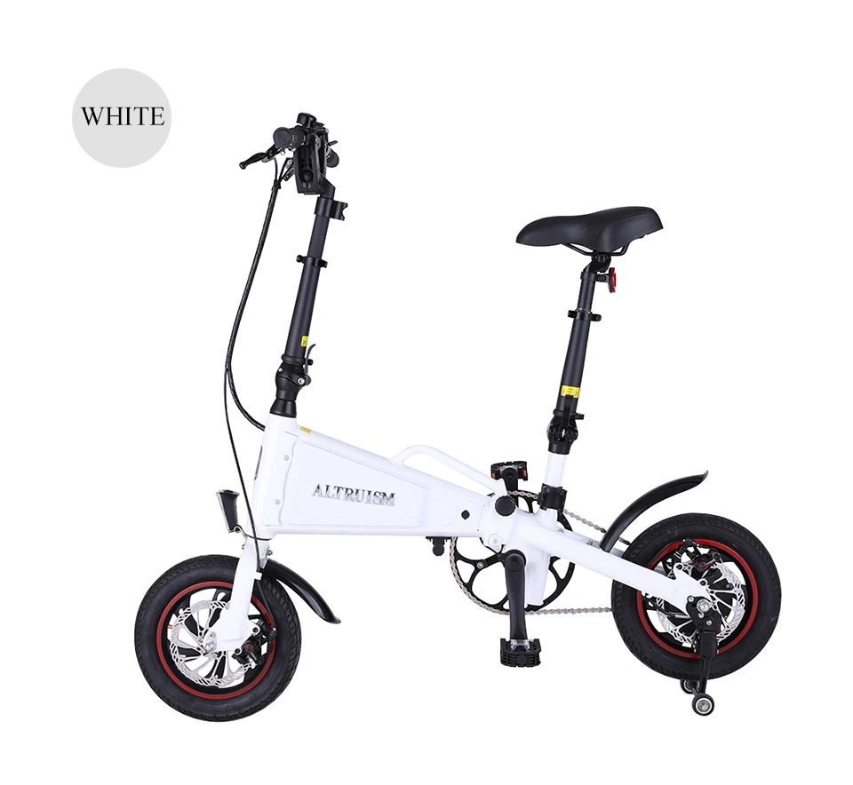 Best ALTRUISM A1 36V*350W Electric Bicycle Cycling Watertight Frame Inside Li-on Battery Folding ebike 12