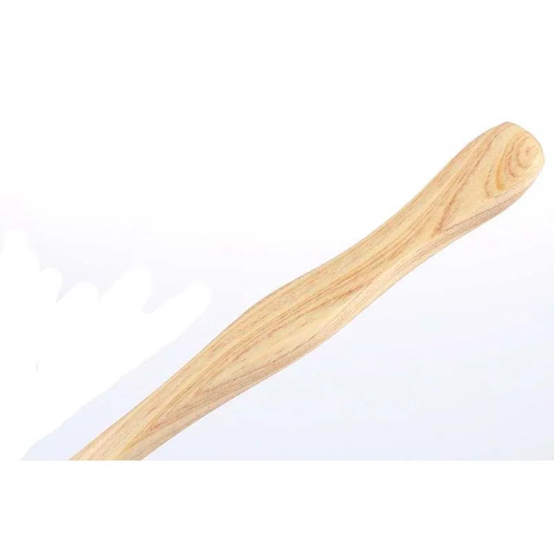 3 piezas de mano cómodo de madera sólida curva de cuchara deportes al aire libre Camping senderismo Picnic vajilla equipo