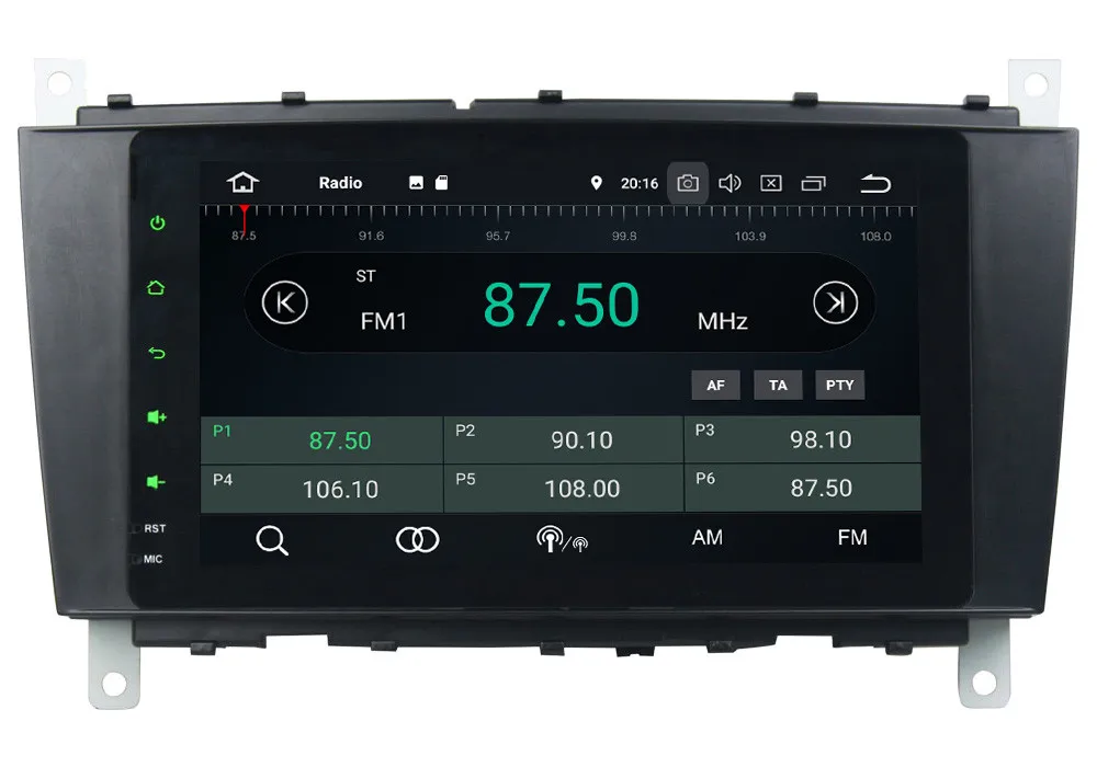 Discount 8" IPS Octa Core 4G WIFI Android 8.1 4GB RAM 64GB ROM RDS Car DVD Multimedia Player Stereo Radio For Mercedes-Benz W203 CLC W467 3