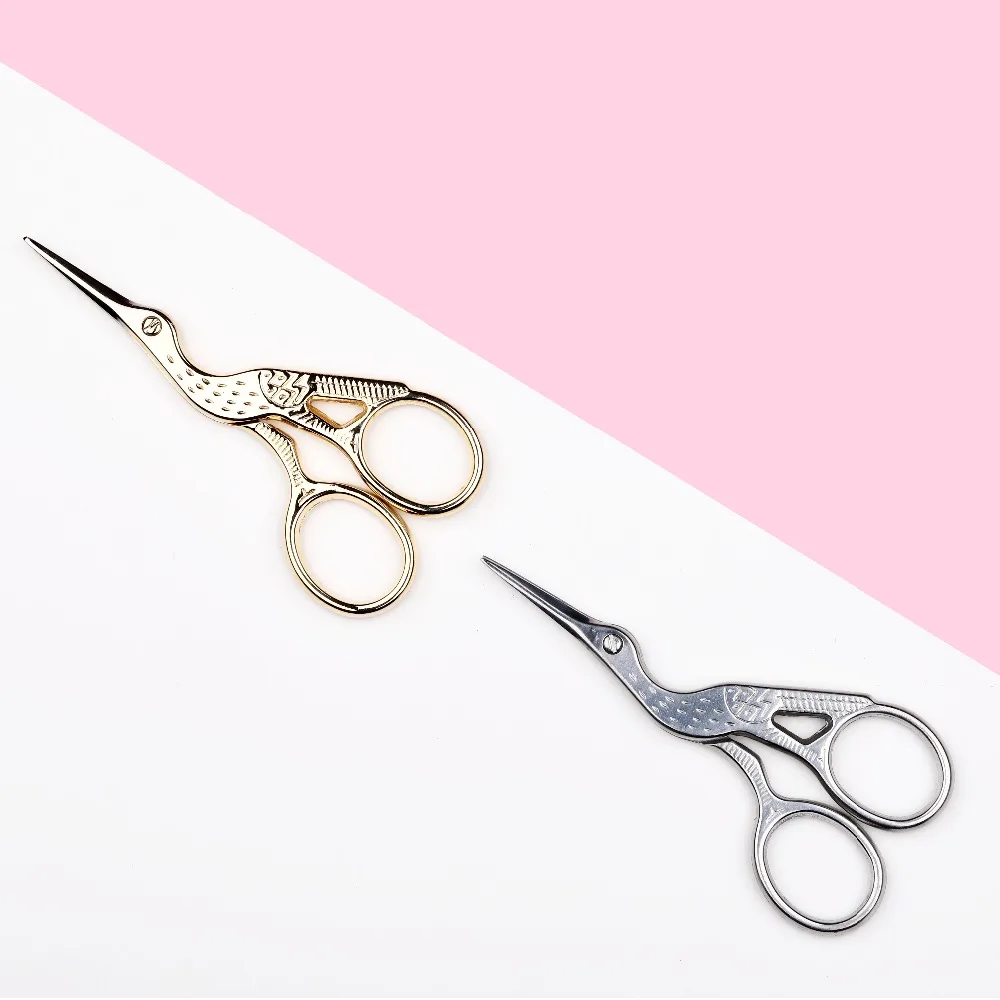 

Stainless Brow Shaping Scissors Make Up Scissors Curved Eyebrow Scissors Portable Cosmetic Tools Cuticle Scissor