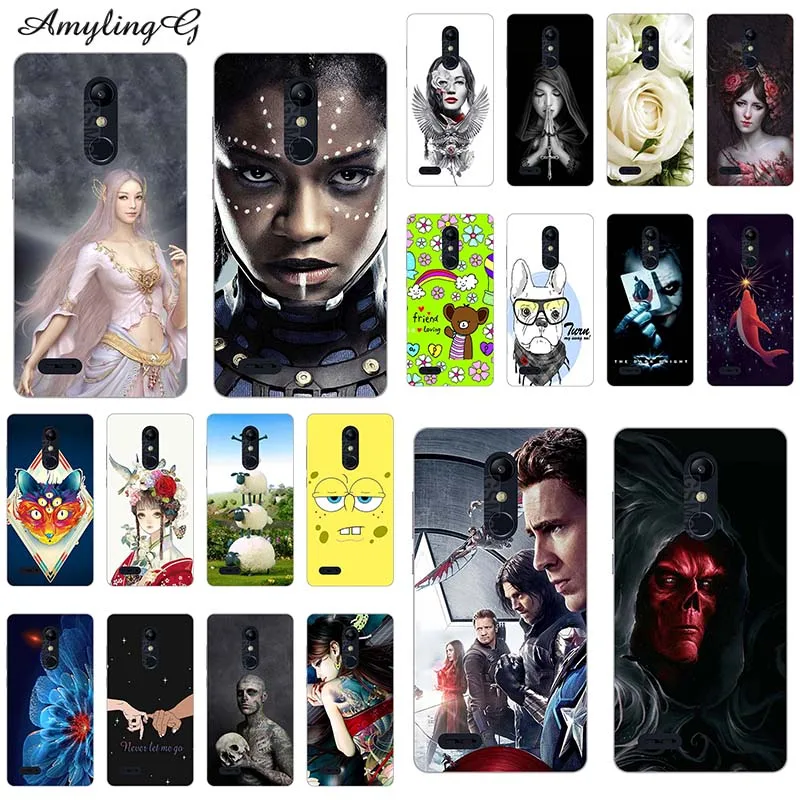 

For LG K11 Plus 2018 Case K11 2018 Cover 5.3'' Cartoon Soft TPU Case for LG K 11 Plus 2018 Phone Cases Silicone Back Cover Capa