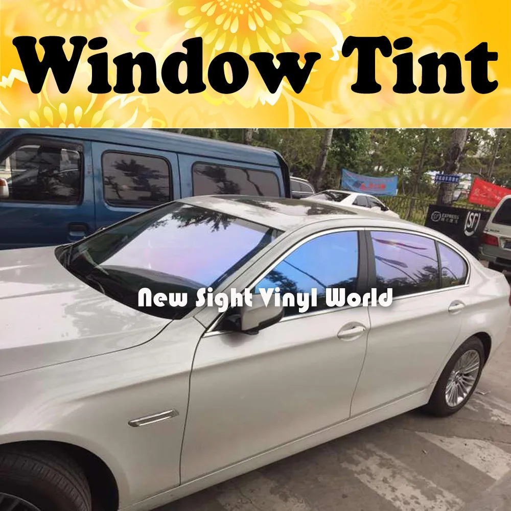

VLT 62% Premium Chameleon Window Tint Film Solar Film Chameleon Window Solar Tint For Auto Window Size:1.52*30m/Roll