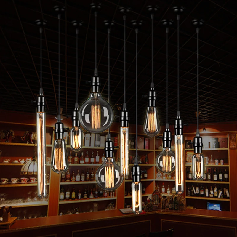 Vintage Edison Bulb E27 220V Retro Lamp 40W Ampoule Vintage Light Bulb Edison Lamp Incandescent Light Filament Edison Bulb Warm