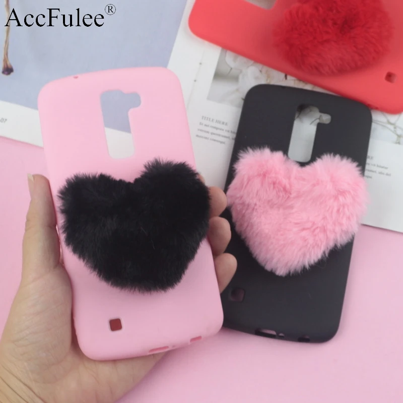 

Cute 3D Love Heart Soft Case For LG K8 LTE K350 K350E K350N 5.0" K 8 4G Fashion Soft TPU Back Cover