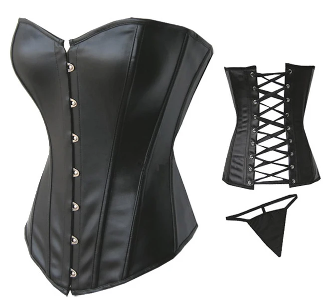 Hot Plus Size Sleepwear Sexy Women Lace Tops Steel Bustier Lingerie Overbust Corset Dresses (S M L XL)2228 | Женская одежда