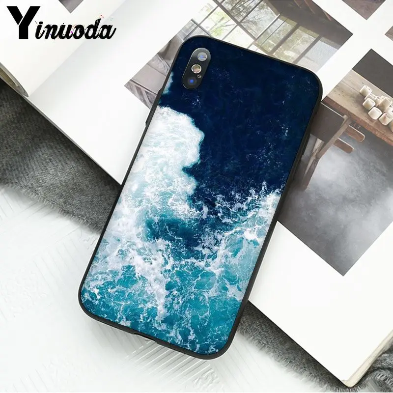 Yinuoda синее море DIY печать рисунок чехол для телефона чехол для Apple iPhone 8 7 6 6S Plus X XS MAX 5 5S SE XR мобильные телефоны - Цвет: 4