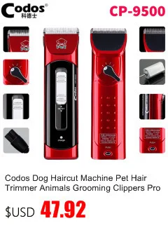 High Power 50W Professional Pet Dog Hair Trimmer Animal Grooming Clippers Cat Cutters Machine Shaver Electric Scissor AC Baorun