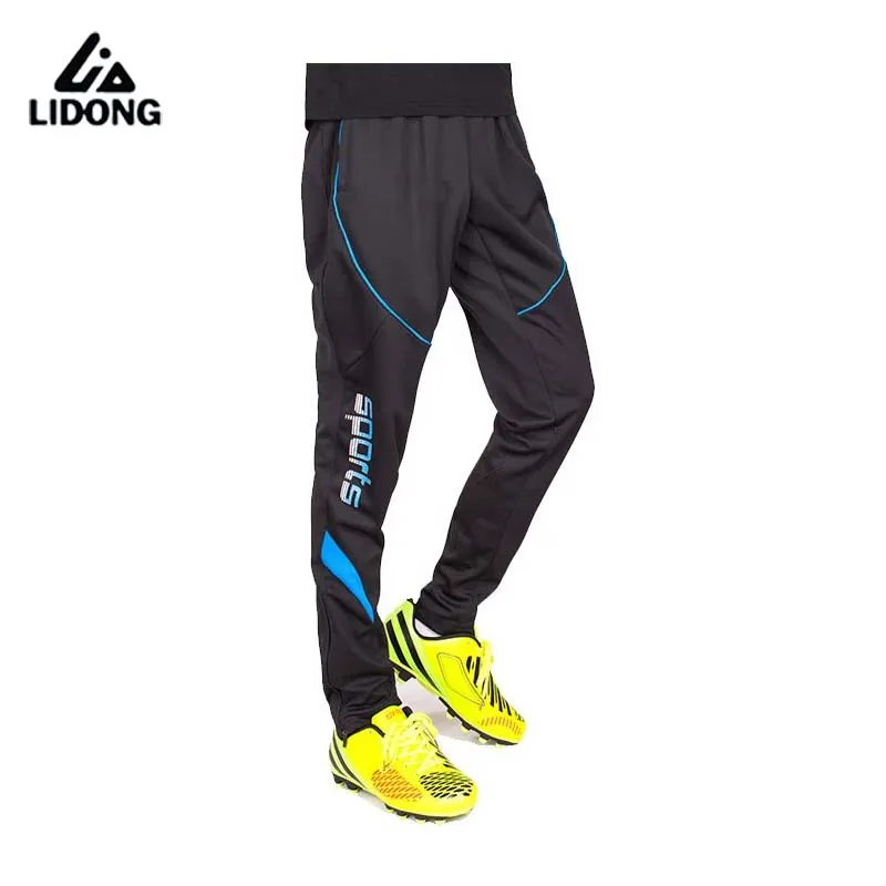 Sport Pants Men font b Football b font Joggers Breathable Skinny Jogging Running Tights Soccer Pant