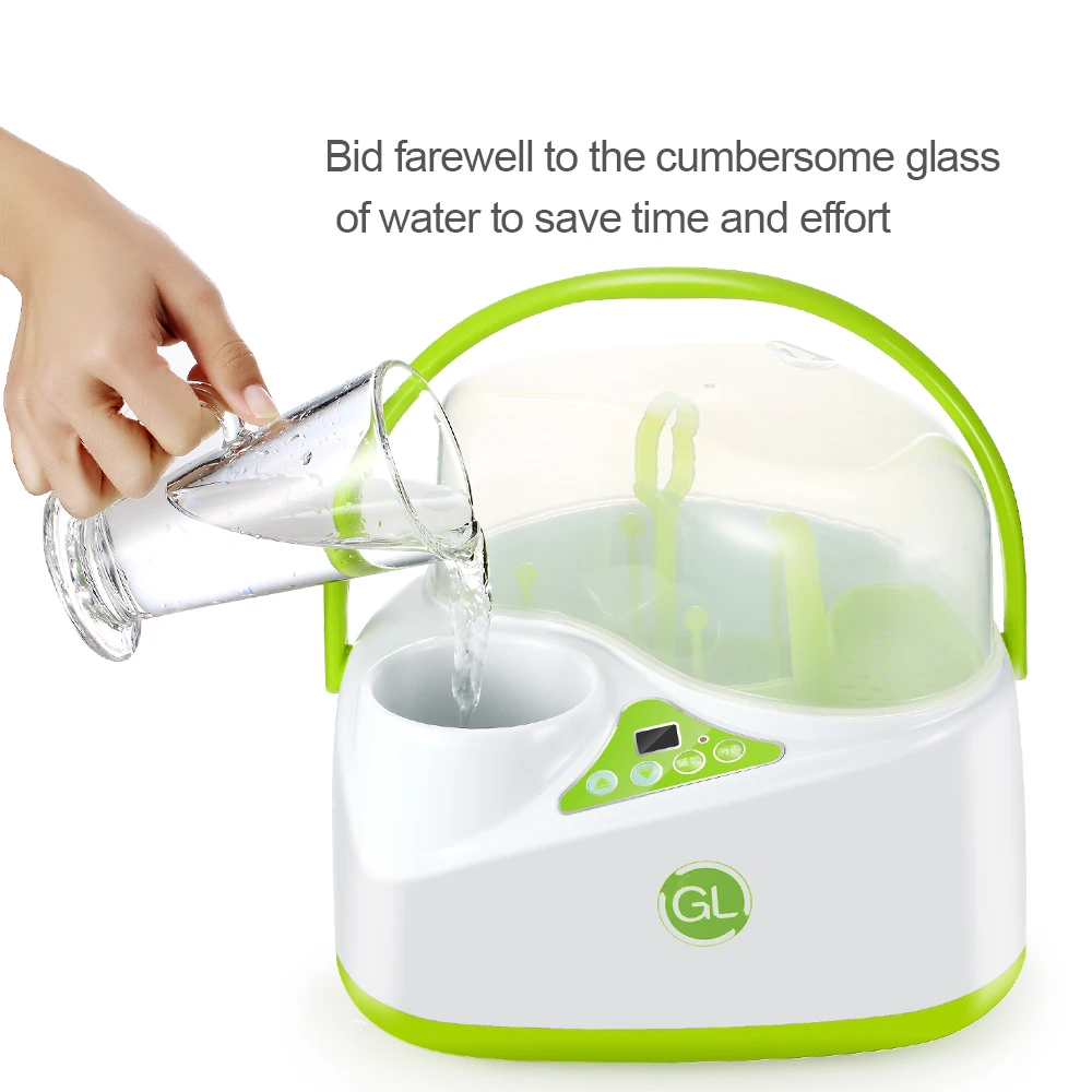 2 in1 Baby Bottle Warmer Sterilizer Multifunction Milk Water Heater Feeding Big Capacity Smart Fast Sterilization LCD Display