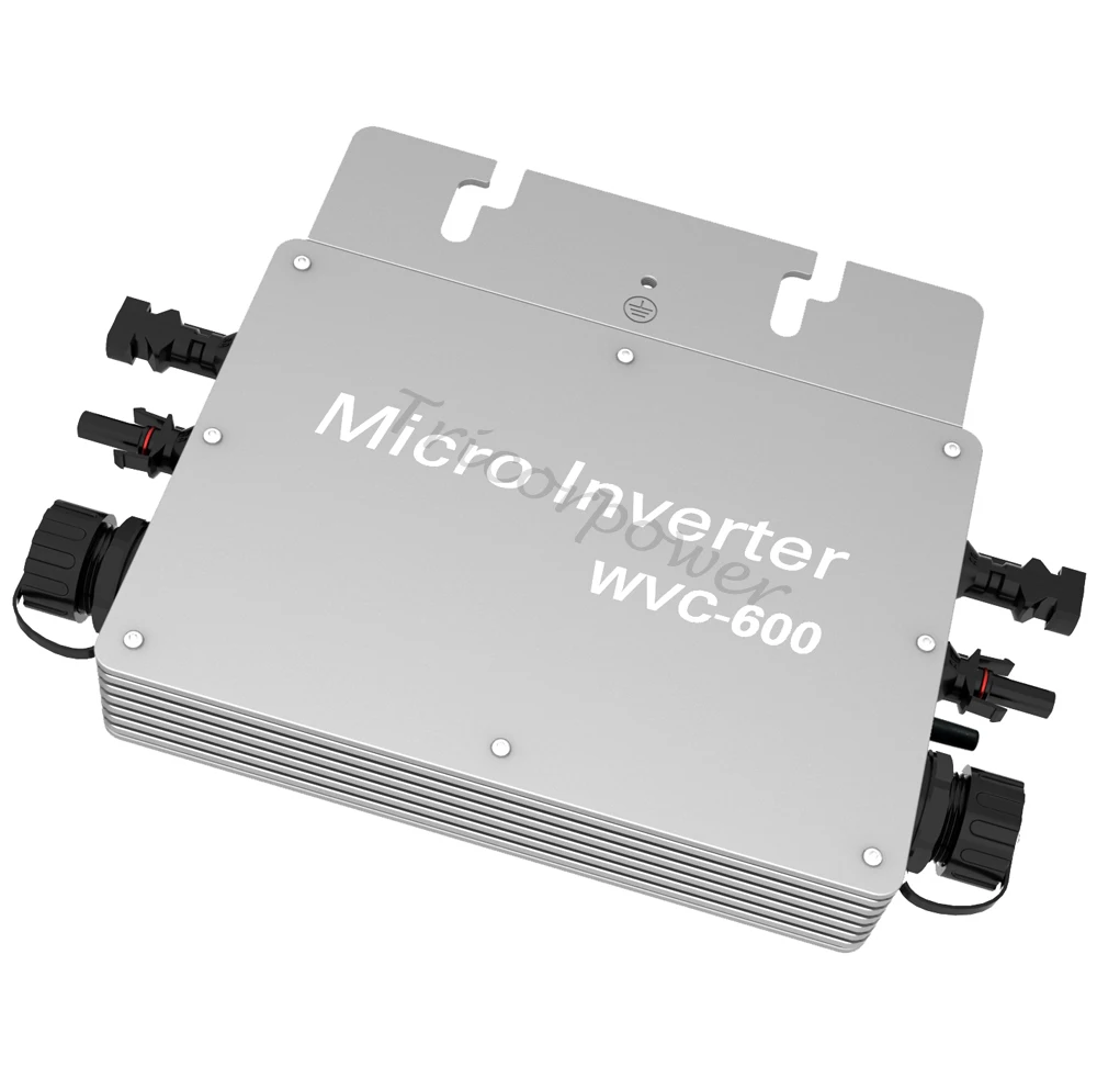600 Вт сетчатый Микро солнечный инвертор WVC600 с беспроводной связью MPPT чистая