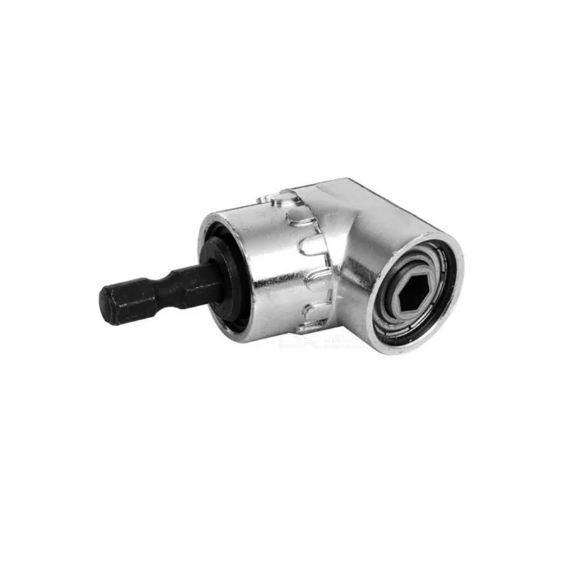 1/4 Inch 105 Degree Adjustable Hexbit Angle Driver Screwdriver Hand Tools Wrench Hex Bit Drive Offset Attachment