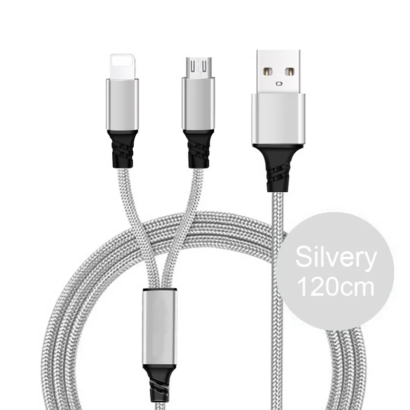 3в1 2в1 USB кабель для iPhone X 8 7 6 Micro usb type C кабель для samsung S9 S8 Быстрая зарядка кабель 3A зарядное устройство короткий длинный шнур