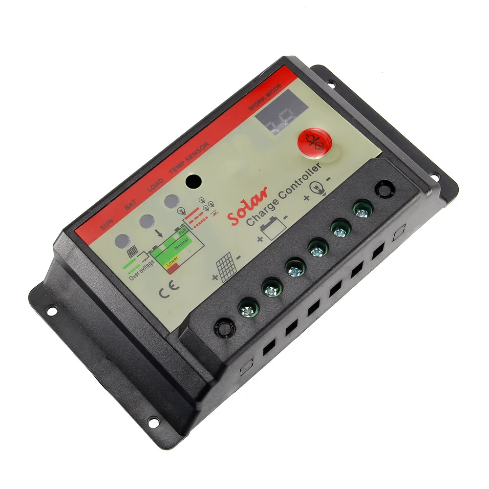 

Solar Power Controller PWM Battery Charging LED Light Control Anti-backflow Regulator WWO66