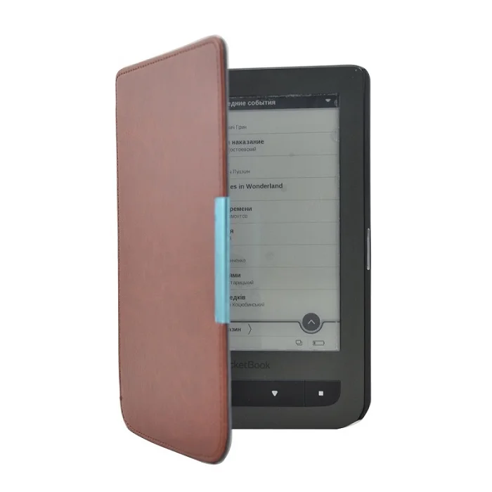 Brown Pocketbook 614 624 626 640 PU Leather Magnet Smart Case