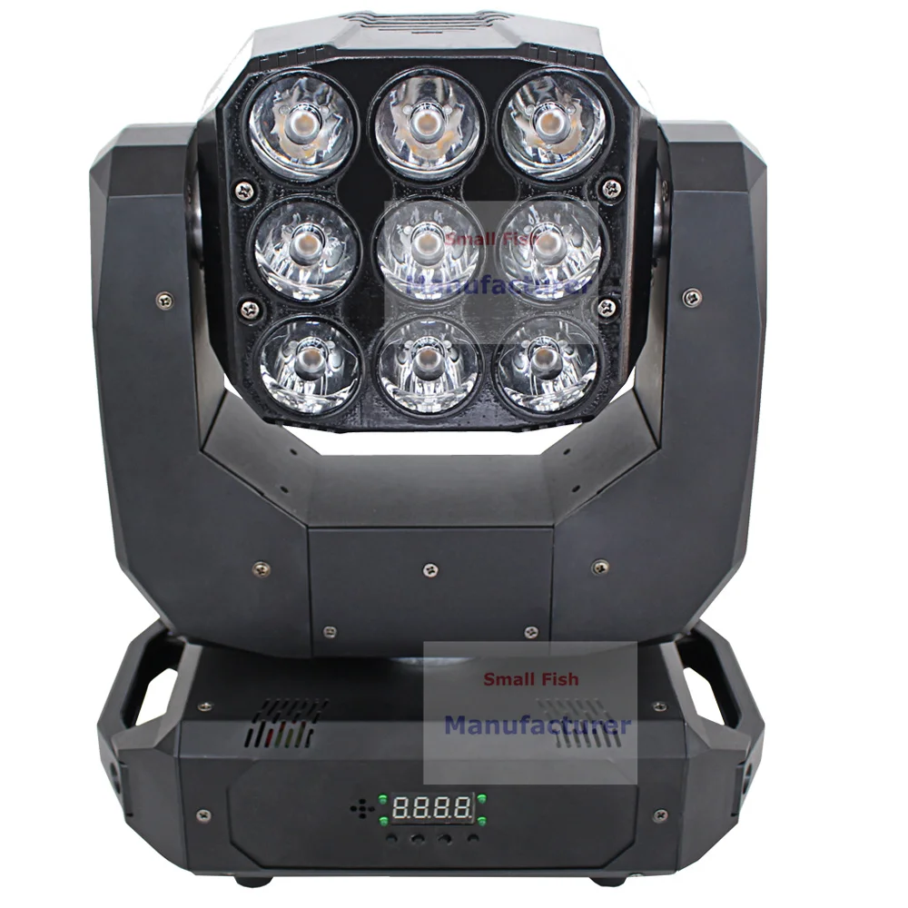 2 упаковки подвижные головные фонари 9 х3 Вт 12 х4 RGBW 4 в 1|rgbw 4in1|beam movingbeam moving head light |