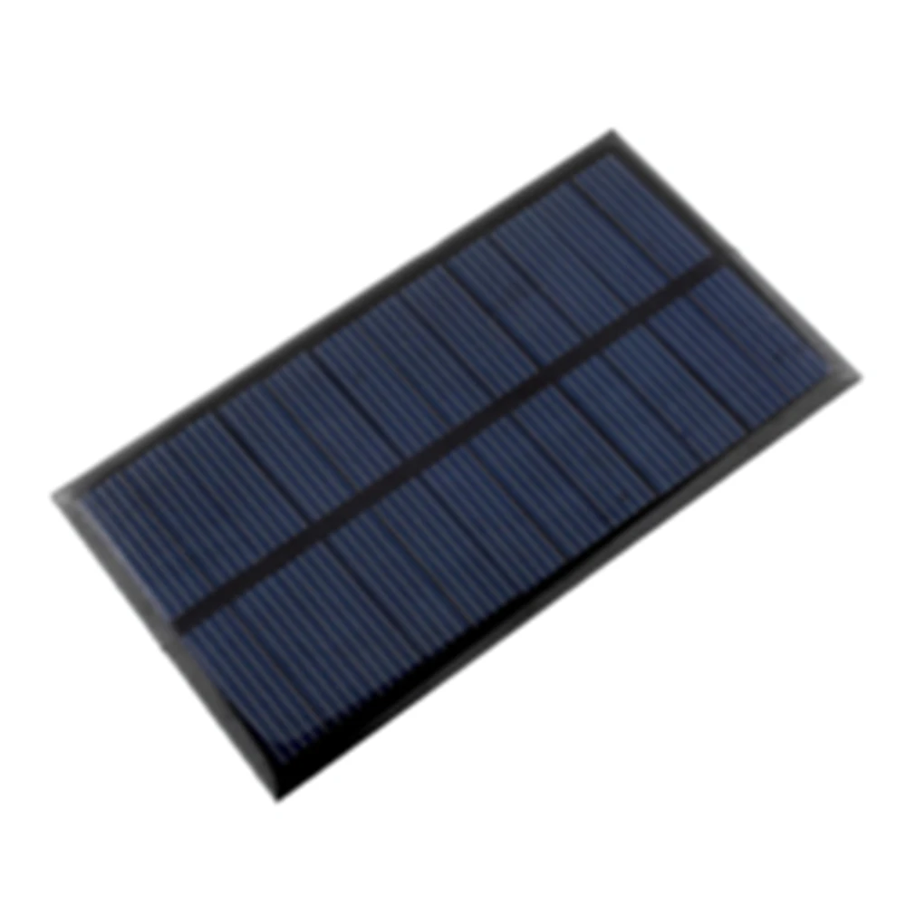 

Cewaal Solar Panel Portable Mini 6V 1W 110*60mm Sunpower DIY Module Panel System Solar Lamp Battery Phone Charger Solar Cells