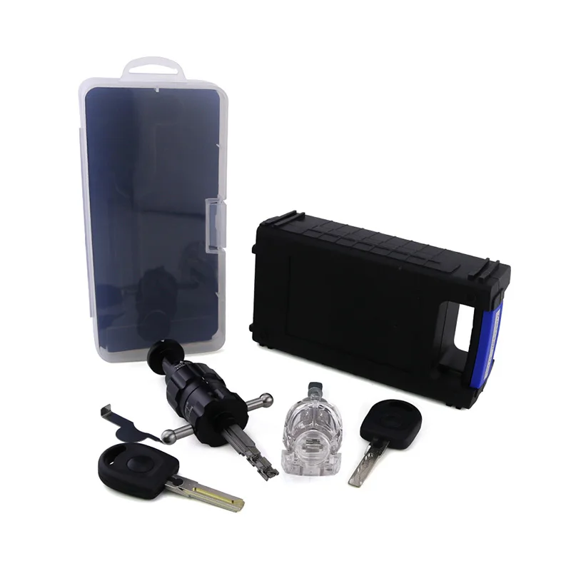 

Hot! Super Locksmith Tool Sets HU66 Transparent Practicing Car Lock +Turbo Decoder HU66 v.3 with Free Shipping