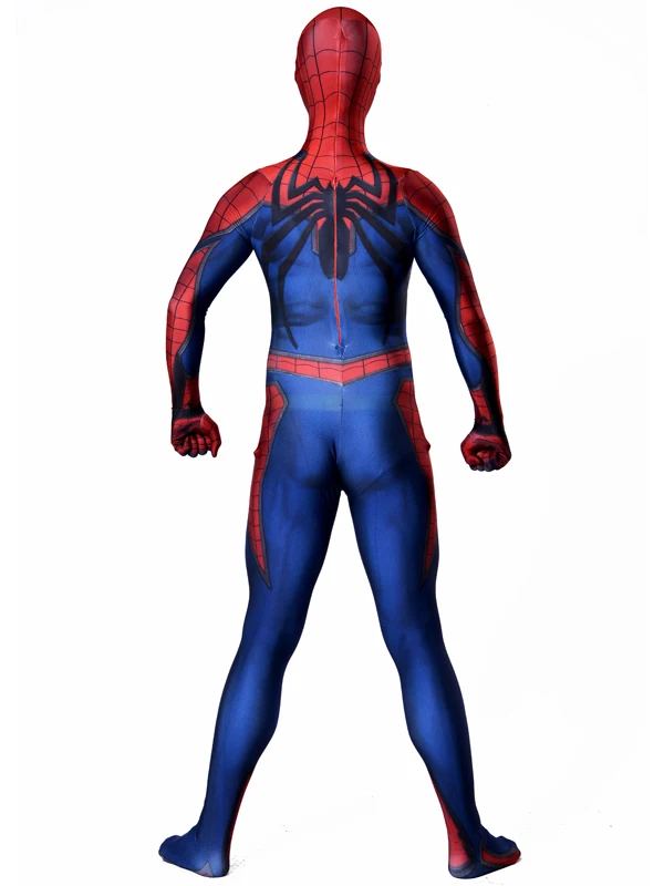 1 Amazing spiderman costume Ultimate Spiderman Costume Cosplay Halloween Superhero Costume Newest Fullbody spiderman Suit (2)