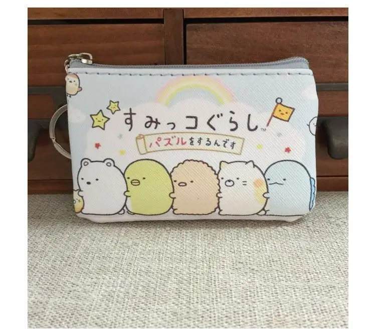 IVYYE Sumikko gurashi плюшевый кошелек мягкая кукла сумка милый мультфильм пушистые сумки мини мешок для игрушек малыш девочка подарки на день рождения Новинка