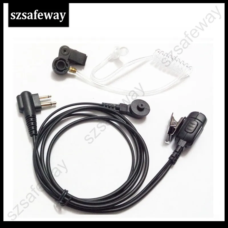 New arrival Acoustic tube headset push to talk for Motorola two way radio CP88 CP040 CP080 1