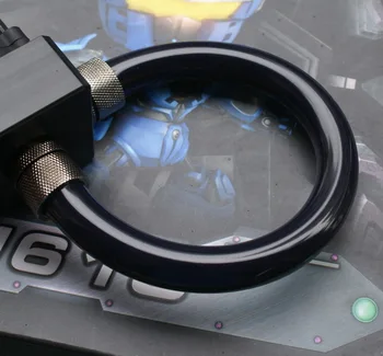 

2M 3 points thick (10MMX16MM) black pipe plumbing pipes good flexibility smooth, soft black water pipe