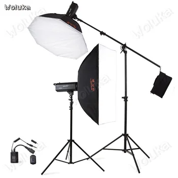 

Double flash octagonal softbox clothing studio photography lamp set with Light stand Photo Studio CD50 T02