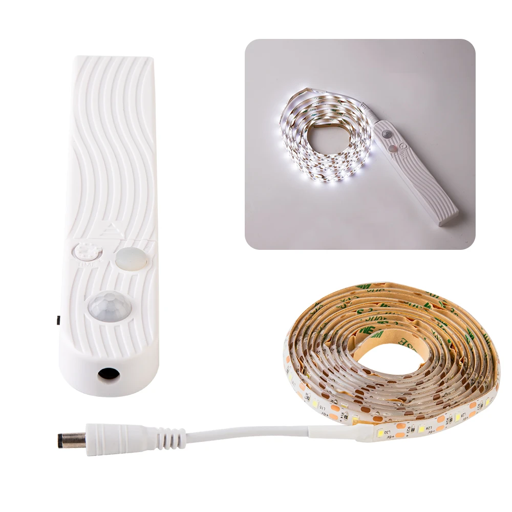 

Wireless Motion Sensor LED Strip lamp 1M 2M 3M USB LED Strip Use In TV Under Bed Cabinet Closet Wardrobe Stairs Door Night light