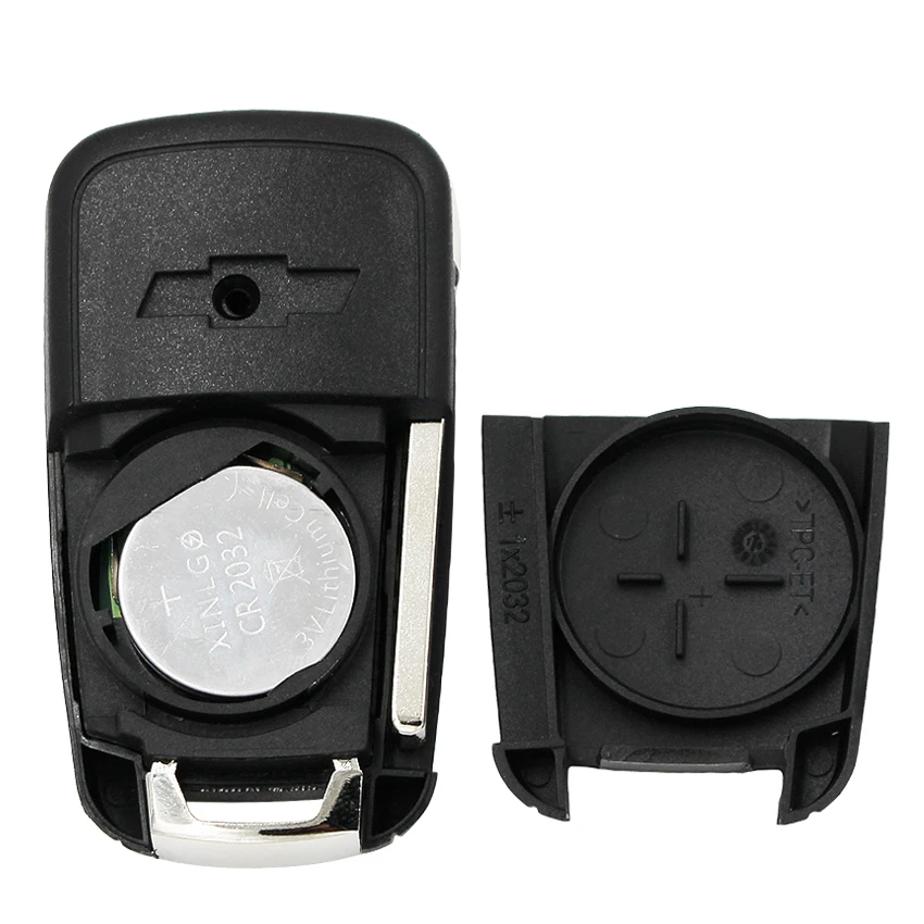 Стиль модифицированный флип 4 кнопки дистанционного ключа автомобиля для Chevrolet Aveo- 433 МГц ID46 PCF7941 чип