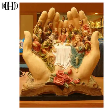 

DIY Diamond Painting Religious Bible 3D Diamond Embroidery Religious Figure Mosaic Crystal Decoration Diamond Cross Stitch Gift