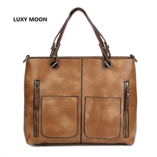 Luxy Moon Women Shoulder Bag for Shopping Classic Handbags Screw Design Sac A Main Shopper Totes High Quality Dames Handbag