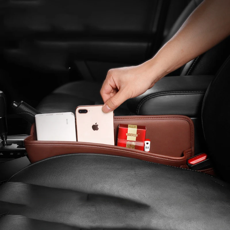 Сиденья gap коробка для хранения квилтинга фарш сумка хранение мобильных телефонов сумка декоративные аксессуары для автомобиля для Toyota Avalon