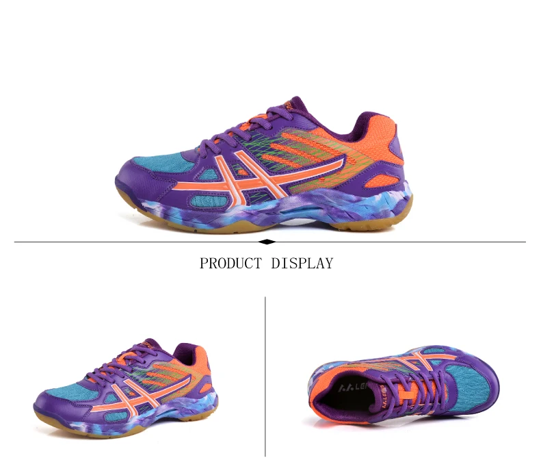 2019 New Sneakers Men Volleyball Shoes Unisex Light Sports Breathable Badminton Shoes Women Sneakers Wear-resistant (8)
