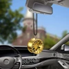 Car Ornament Pendant Metal Wheel Hub Flywheel Hanging Hip-hop Auto Interior Rear View Mirror Decoration Dangle Trim Accessory ► Photo 1/6