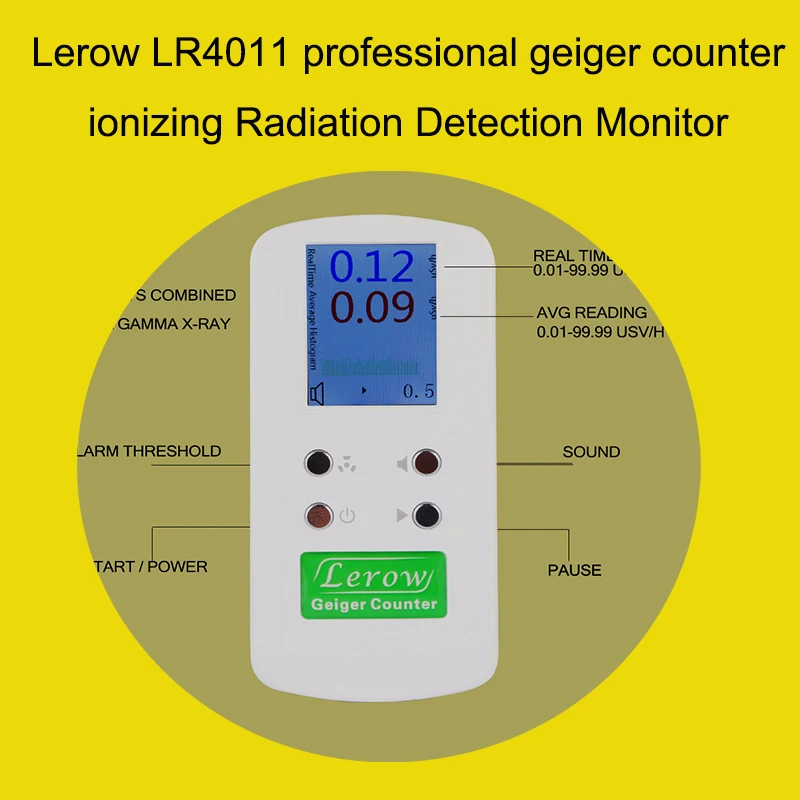 Lerow professional Гейгер счетчик ядерного излучения датчик движения|Детекторы