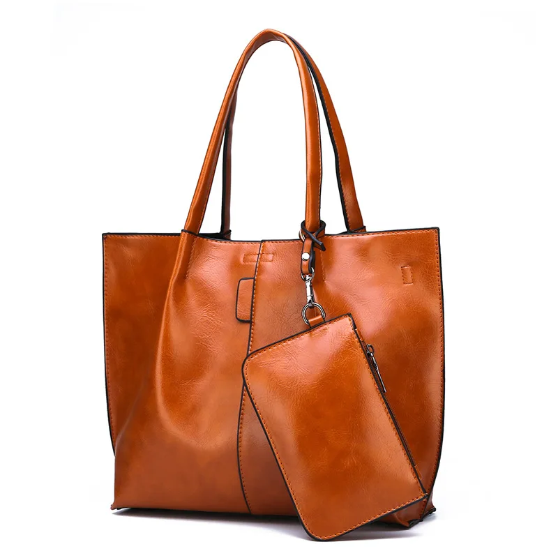 Женские кожаные сумки роскошные однотонные 2 комплекта женская сумка, композитный мешок модные сумки клатч для женщин сумка на плечо кошелек
