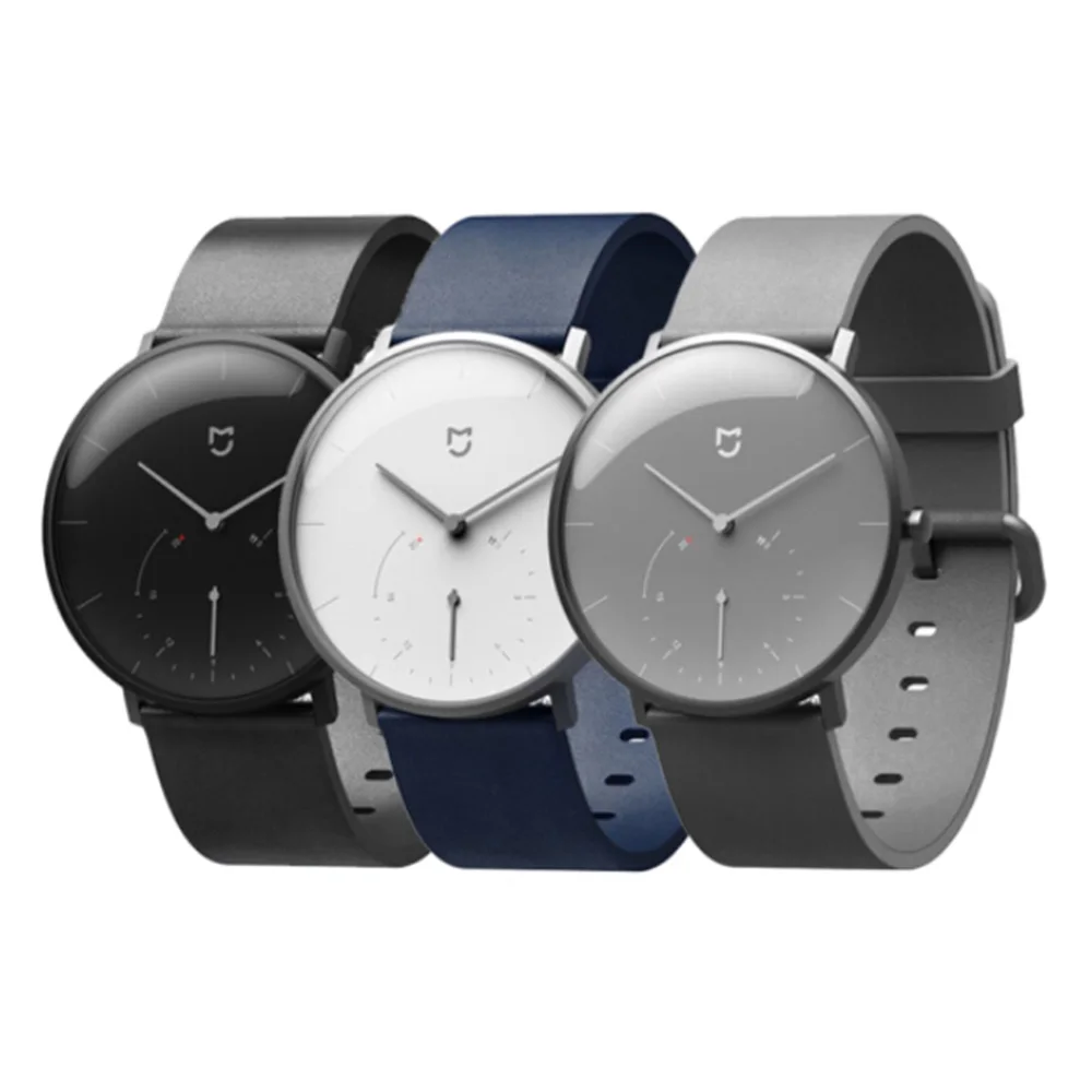 

Mijia Quartz Smartwatch 3ATM Water Resistant Pedometer Stainless Steel Case Intelligent Vibration Waterproof Watch Gift