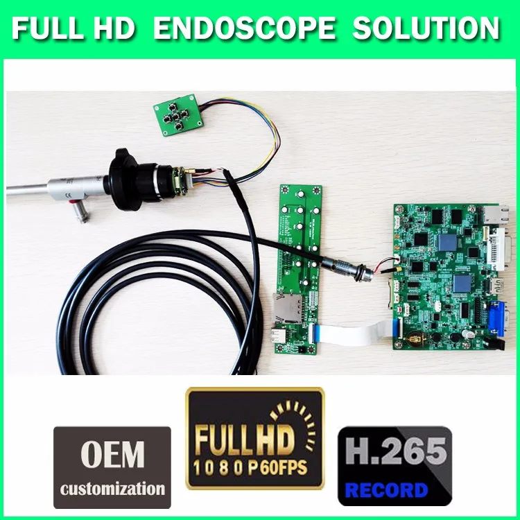 Переносная эндоскоп-камера Full HD 1080P камера Интегрированный Светодиодный 15 дюймов для медицинского эндоскопа