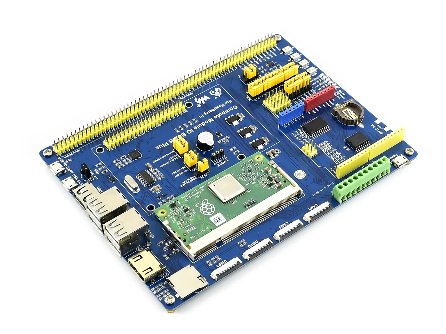 Raspberry Pi компьютерный модуль 3 +/16 ГБ макетный Комплект Тип A см3 + плата ввода вывода