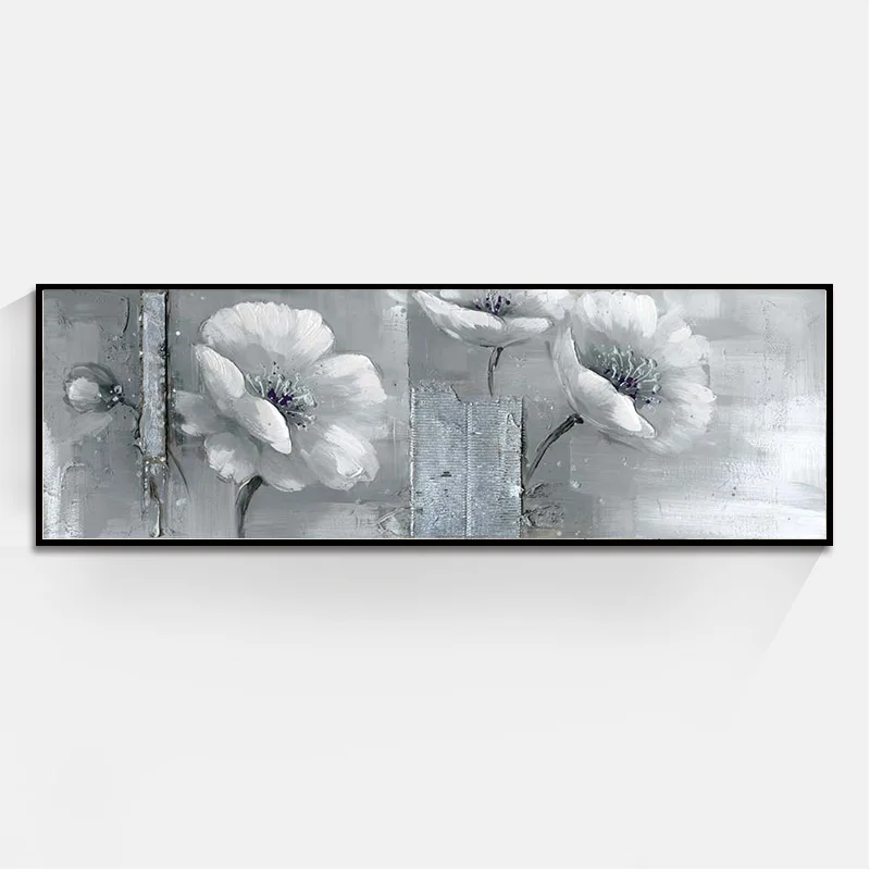 Fashion Louts Flower Bed Head Wall Art Oil Painting Home Decoration Bedroom Living Room Canvas Unframed | Дом и сад
