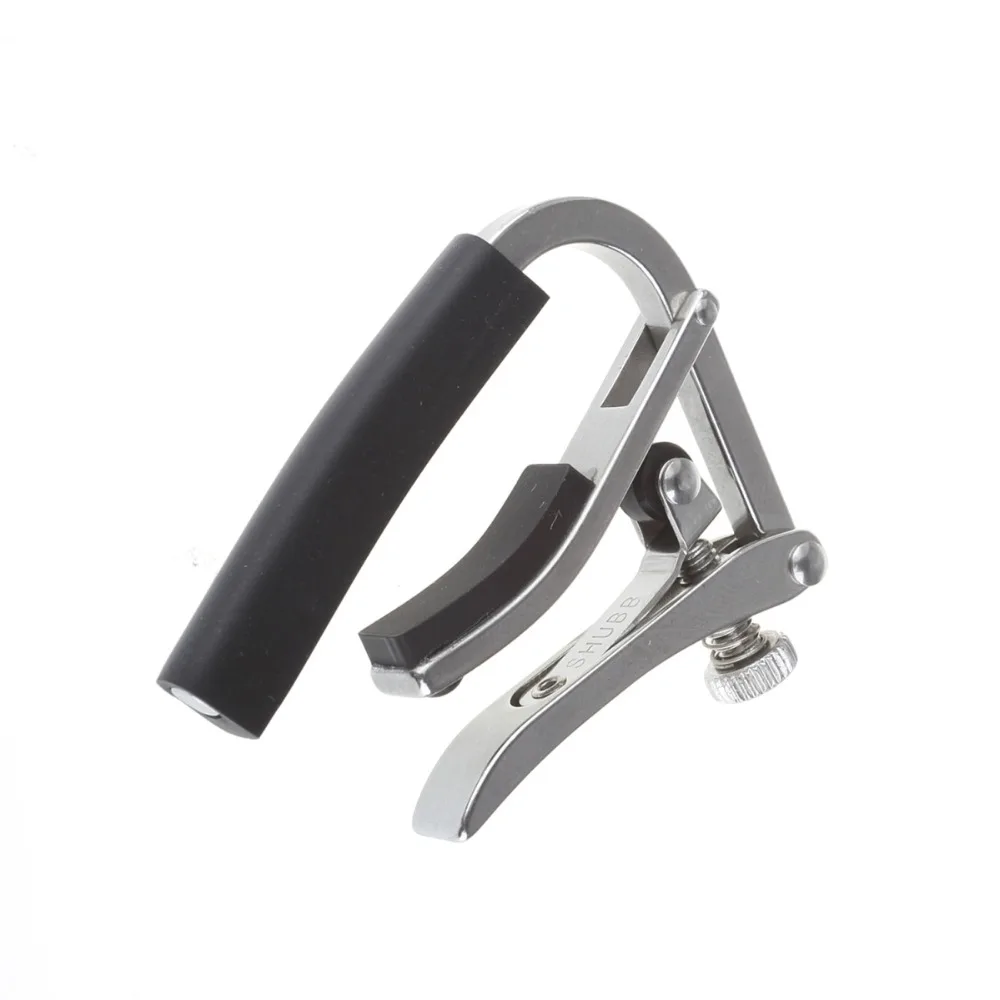 Shubb S4 Capo for 7.25" Radius Fretboard, Deluxe Stainless SteelGuitar