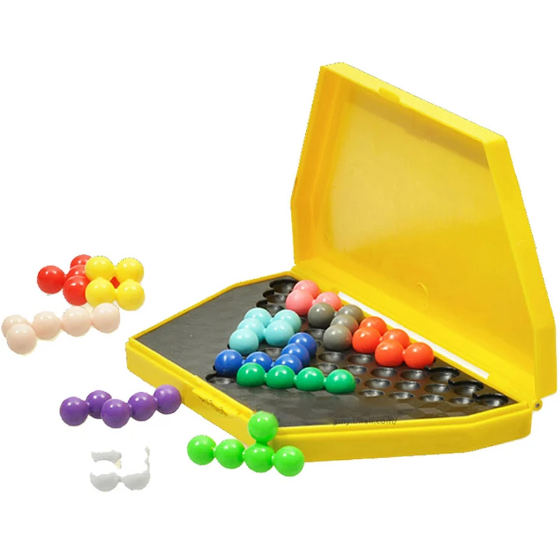 High Quality Logic Puzzle Kids IQ Brain teaser Beads Puzzles font b Game b font font