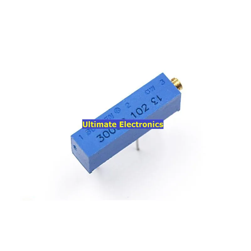 10pcc 3006P потенциометр регулируемый прецизионный многооборотный 3006 1K 500R 100R 50K 10K 5K 2K