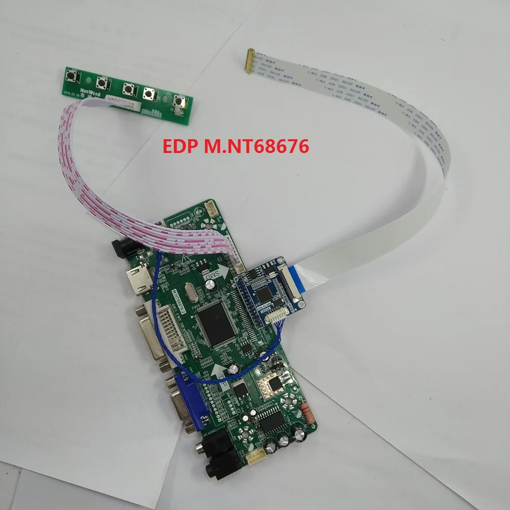 

kit for LP156WF4(SP)(L1) 15.6" LED DVI 60Hz HDMI VGA 30pin EDP1920*1080 LG display Panel Screen Controller board LCD M.NT68676
