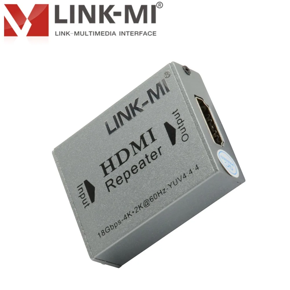 LINK-MI LM-HE30C HDMI ретранслятор 30 м 4K2K 3D усилитель сигнала высокой четкости HDMI удлинитель 1,4 в для HDTV дисплея нет необходимости в питании