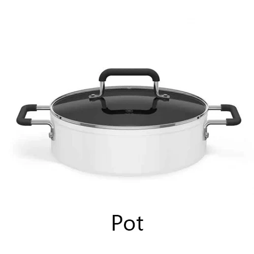 Xiao mi jia умная индукционная плита 2100 Вт Бытовая mi ni Hotpot суповый горшок электромагнитная печь для приготовления пищи поддержка mi Home APP - Цвет: Single Pot