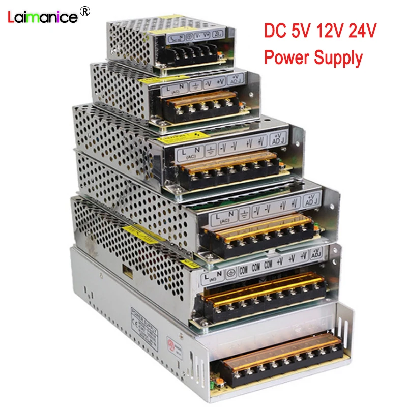 

LED Switching Power Supply Source Transformer DC 5V 12V 24V 2A 3A 5A 10A 15A 20A 30A 15W 120W Aluminum Shell CE ROHS AC DC SMPS