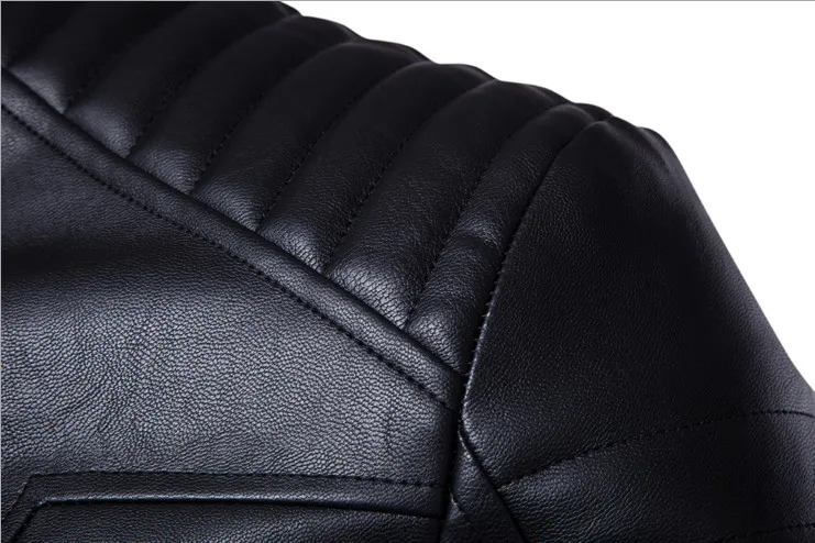 Британская мотоциклетная кожаная куртка, весенне-осенняя мужская черная куртка-бомбер из искусственной кожи, Мужская классическая дизайнерская Байкерская верхняя одежда с несколькими молниями в стиле панк